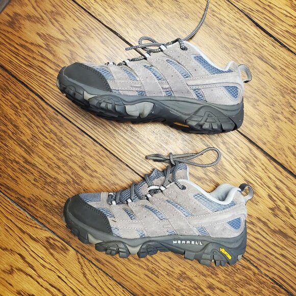 Women's Merrell Hiking Shoe.  Size 7, Blue/Gray, Vibram Sole, Lace up. - Picture 5 of 8